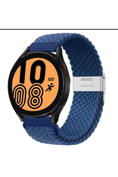 Huawei Magic Watch 2 46mm Uyumlu Likralı Örgü Flexible Kayış Akıllı Saat Kordonu
