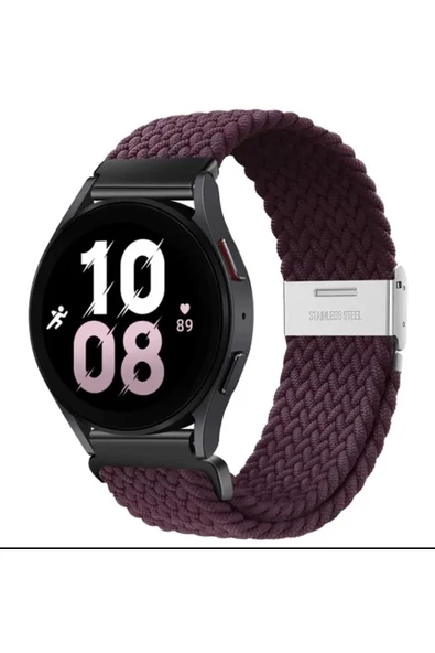 Magic Watch 2 46mm Uyumlu Likralı Örgü Flexible Kayış Akıllı Saat Kordonu