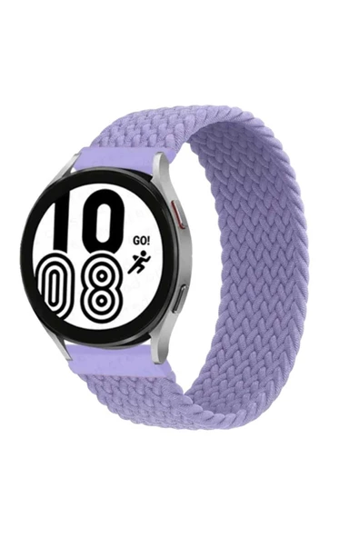 Oppo Realme Watch 36 mm RMA 161 Uyumlu (20mm) Likralı Örgü Flexible Kayış Akıllı Saat Kordonu