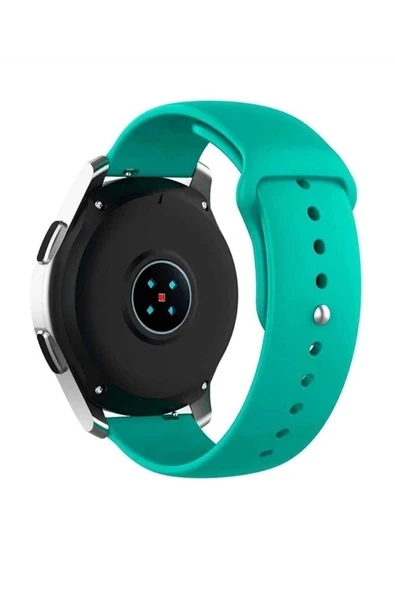 Samsung Galaxy Watch 4 5 5Pro 6 40 41 42 44 45 46mm Uyumlu Kayış Renkli Jel Silikon Kordon 20mm