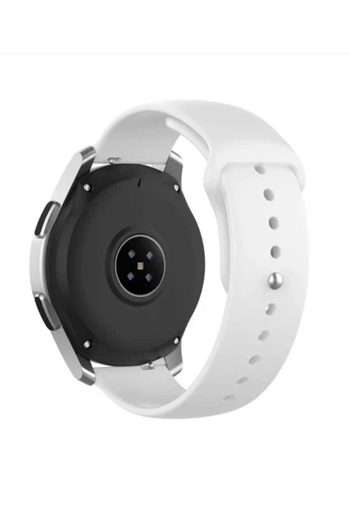 Samsung Galaxy Watch Active 2  40 44mm Uyumlu  Kayış Renkli Jel Silikon Kordon 20mm
