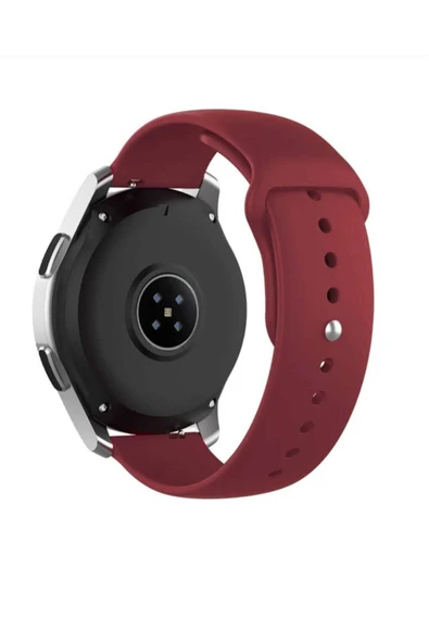 Samsung Galaxy Watch Active 2  40 44mm Uyumlu  Kayış Renkli Jel Silikon Kordon 20mm