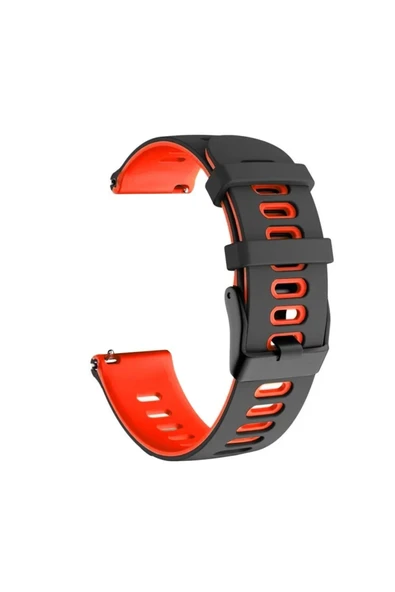 Xiaomi Mi Watch (Yuvarlak Kasa) Uyumlu Delikli Spor Kordon
