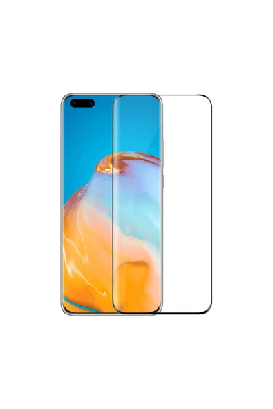 Huawei P40 Pro Tam Kaplayan Darbe Dayanıklı Parlak Esnek Kırılmaz Ekran Koruyucu