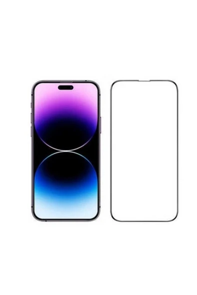Apple iphone 14 Pro Max Tam Kaplayan Darbe Dayanıklı Parlak Esnek Kırılmaz Ekran Koruyucu