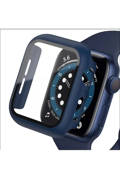 Apple Watch 2 3 4 5 6 7 8 38 Mm Kılıf Kasa Ve Ekran Koruyucu 360 Tam Koruma Kapak