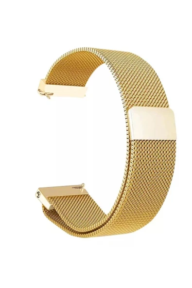 Huawei Watch GT Runner Uyumlu Mıknatıslı Metal Hasır Kordon