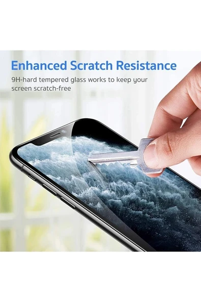 Xiaomi Redmi Note 8 Tam Kaplayan Darbe Dayanıklı Parlak Esnek Kırılmaz  1. Kalite Ekran Koruyucu - Resim 7