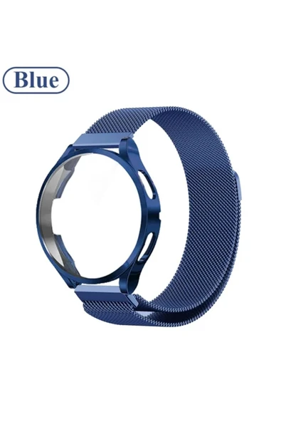 Honor Watch GS Pro/GT 2E/GT Runner Uyumlu Metal Hasır Mıknatıslı Örgü Kayış 22mm Saat Kordonu