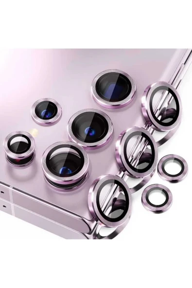 Samsung Galaxy S22 Ultra Uyumlu Safir Kamera Lens Mercek Koruyucu 5 Parça Tekli Lens  Camı