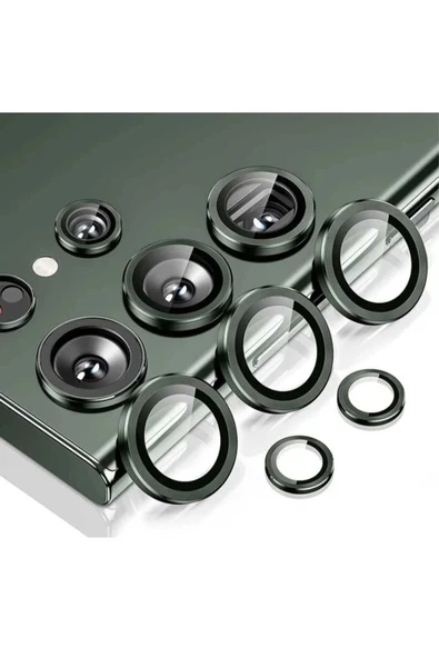 Samsung Galaxy S22 Ultra Uyumlu Safir Kamera Lens Mercek Koruyucu 5 Parça Tekli Lens  Camı
