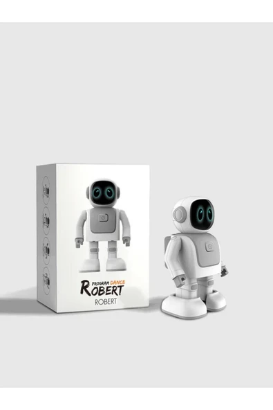 QPRİNT TONER COMPATİBLE TONER DANS ROBOTU ROBERT RS01 EĞLENCELİ ÖĞRETİCİ OYUN ARKADAŞI BLUETOOTH HOPARLÖR - 1
