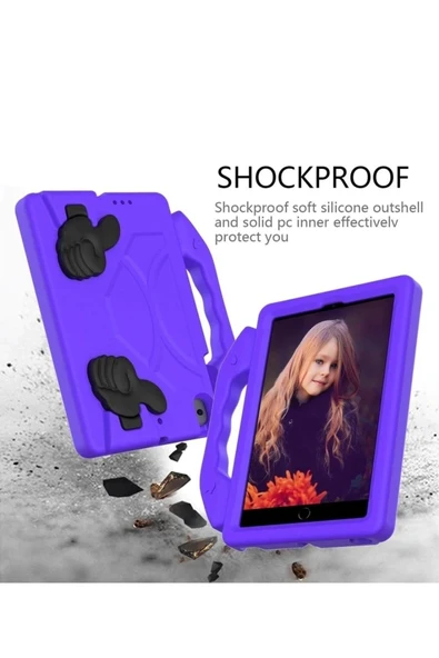 Ipad 7 Nesil 10.2 Uyumlu Kılıf Çocuk Tablet Like Emoji Standlı Ibuy Renkli A2270 A2428 A2429 A2430 - 4
