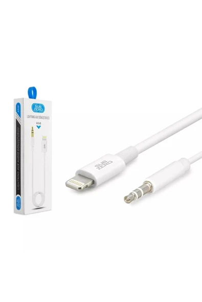 Subzero AX48 Lightning to 3.5 Aux 1M Çevirici Tak Çalıştır ürün görseli 1