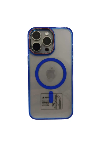 Mopal Brabus Apple iPhone 15 Pro Max Uyumlu Hoparlör Korumalı Magsafe Transparan Rex Cover Silikon Kılıf ürün görseli