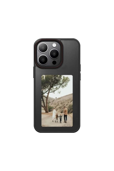 Mopal İphone 14 Pro Uyumlu Nfc Fotoğraf Resim Yansıtmalı Kişiselleştirilebilir Insta Silikon Kılıf - 1