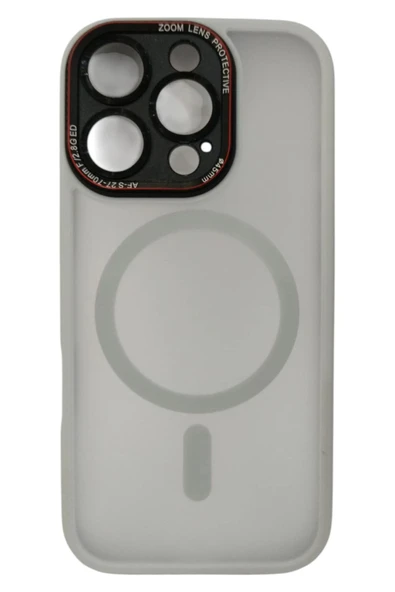 Mopal Brabus iPhone 16 Pro Uyumlu Kamera Lens Hoparlör Korumalı Magsafe Transparan Sonic Silikon Kılıf ürün görseli 1