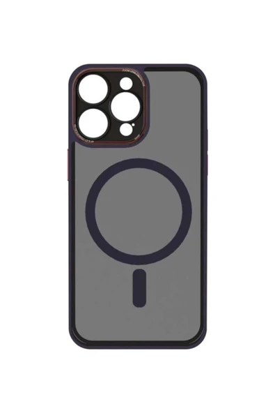 Mopal Brabus iPhone 14 Pro Uyumlu Kamera Lens Korumalı Magsafe Transparan Sonic Silikon Kılıf - Resim 2