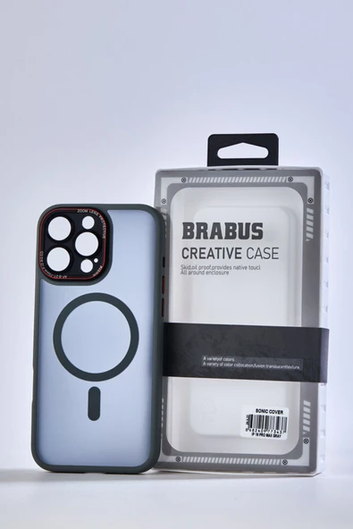 Mopal iPhone 16 Pro Max Kılıf Azure MagSafe Şarj Destekli Kamera Korumalı Hoparlör Toz Korumalı - 1