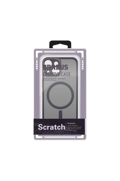 Mopal İphone 15 Uyumlu Kamera Lens Hoparlör Korumalı Magsafe Transparan Sonic Silikon Kılıf - 3