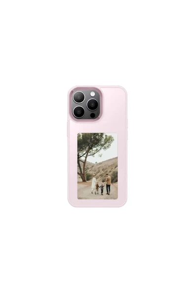 Mopal BRBAUS iPhone 15 PRO Uyumlu Nfc Fotoğraf Resim Yansıtmalı Kişiselleştirilebilir Insta Silikon Kılıf - 1