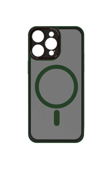 Mopal Brabus iPhone 14 Pro Max Uyumlu Kamera Lens Korumalı Magsafe Transparan Sonic Silikon Kılıf - Resim 2