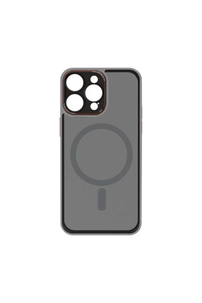 Mopal İphone 15 Pro Max Uyumlu Kamera Lens Korumalı Magsafe Transparan Sonic Silikon Kılıf - 2