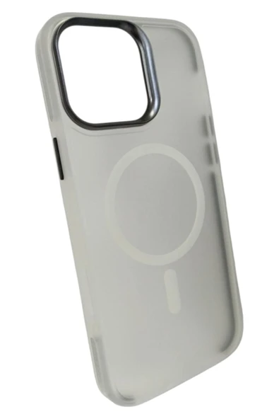 Mopal Brabus Apple iPhone 16 PRO MAX  Uyumlu Magsafe Özellikli Transparan Boob Silikon Kılıf - Resim 2