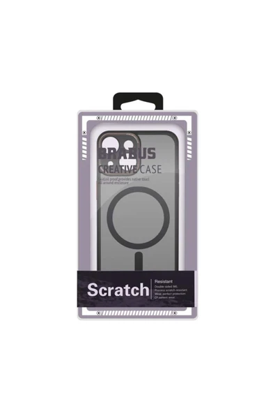 Mopal İphone 14 Uyumlu Kamera Lens Hoparlör Korumalı Magsafe Transparan Sonic Silikon Kılıf - Resim 3