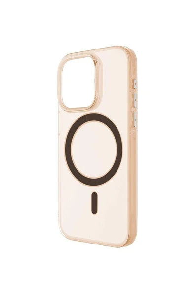 Mopal Brabus iPhone 16 Pro Max Uyumlu Magsafe Transparan Darbe Koruyucu Emici Silkon Perth Kılıf - 2