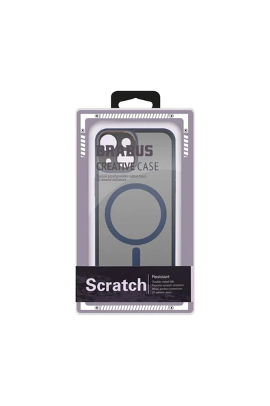 Mopal İphone 14 Uyumlu Kamera Lens Hoparlör Korumalı Magsafe Transparan Sonic Silikon Kılıf - 3