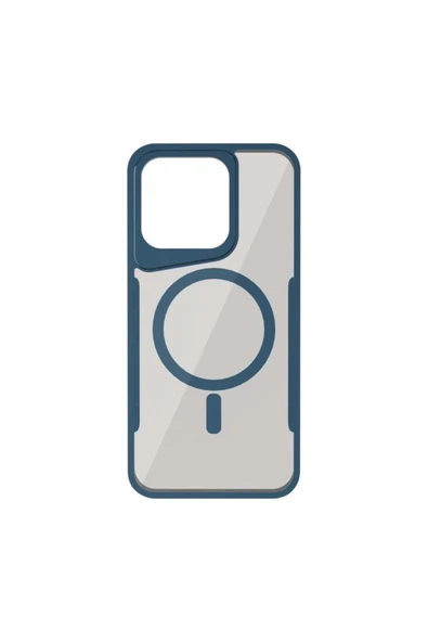 Mopal İphone 15 Pro Uyumlu Magsafe Kamera Korumalı Renkli Şeffaf Ince Horizon Silikon Kılıf - Resim 2