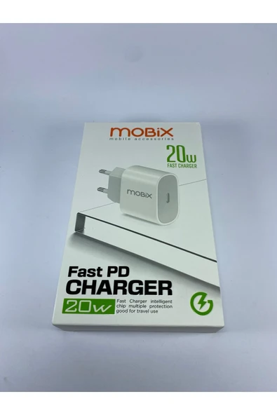 MOBİX Mobix 20 Watt Destekli Type-C Çıkışlı Şarj Başlığı - Resim 3