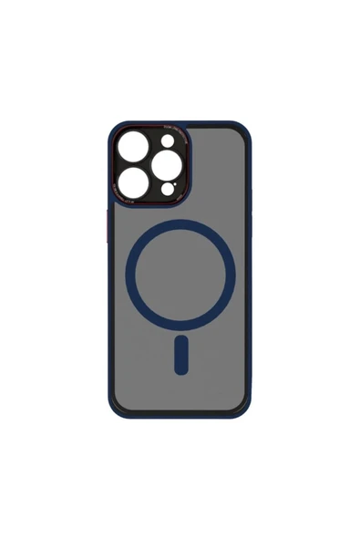 Mopal İphone 15 Pro Max Uyumlu Kamera Lens Korumalı Magsafe Transparan Sonic Silikon Kılıf - 2