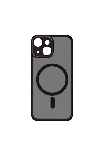 Mopal İphone 15 Uyumlu Kamera Lens Hoparlör Korumalı Magsafe Transparan Sonic Silikon Kılıf - Resim 2