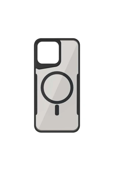 Mopal İphone 15 Pro Max Uyumlu Magsafe Kamera Korumalı Renkli Şeffaf Ince Horizon Silikon Kılıf - 2