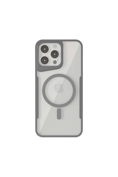 Mopal İphone 15 Pro Max Uyumlu Magsafe Kamera Korumalı Renkli Şeffaf Ince Horizon Silikon Kılıf