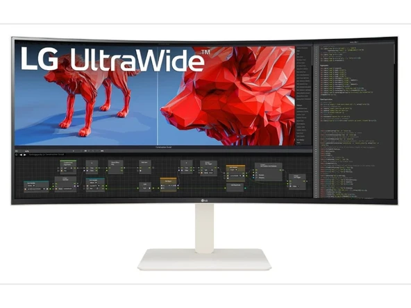 LG UltraWide 38WR85QC-W 38 inç QHD+ 144Hz 1ms Asansör NVIDIA G-SYNC IPS Curved Gaming Monitör