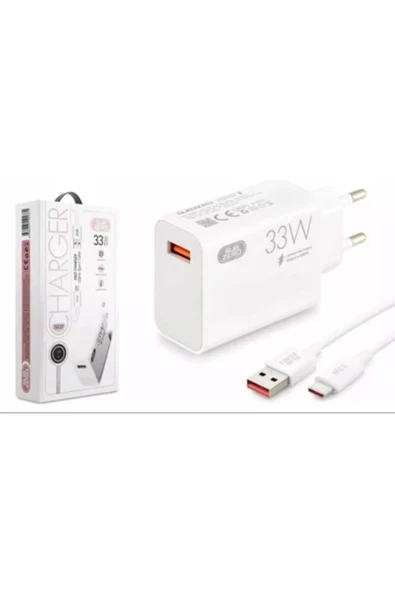 Subzero General Mobile Gm 20 21 Plus 21 Pro Şarj Aleti Type-C 33W Hızlı Şarj ( Orijinal Subzero) SBZ-SG37 ürün görseli