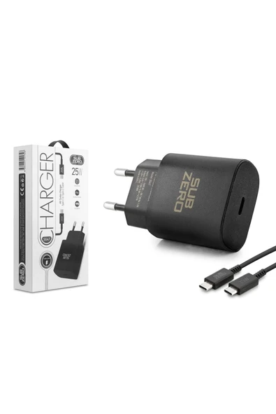 Subzero Trident A24 A25 A29 A54 A60 A80 Şarj Aleti Type-C 25W Hızlı Şarj ( Orijinal Subzero) SBZ-SG47 ürün görseli