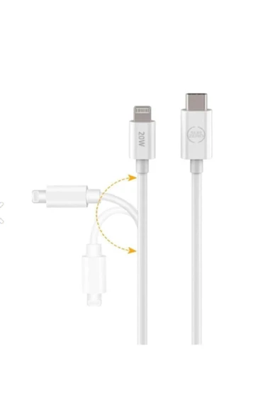 Subzero Apple Iphone 11 - 11 Pro - 11 Pro Max Hızlı Şarj Kablosu Type C - Ligtning Pd 20w 1 Metre - Resim 2