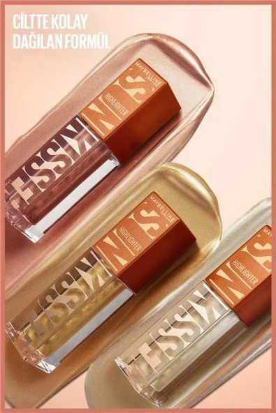Maybelline New York Sunkisser Likit Aydınlatıcı Highlighter - 20 Kiss of Shimmer - 4