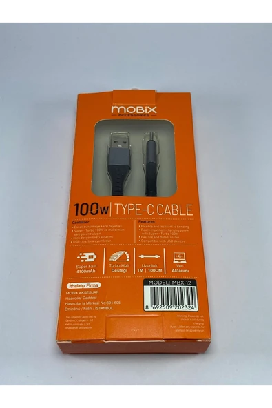 MOBİX Mobix Lightning USB Kablo Super Hızlı Turbo Şarj ve Veri Aktarımı - Resim 2