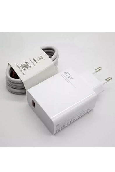 Xiaomi Poco X4 Pro 67w Süper Hızlı Şarj Aleti Orijinal Adaptör Kablo Set (ITHALATÇI GARANTİLİ) ürün görseli 1