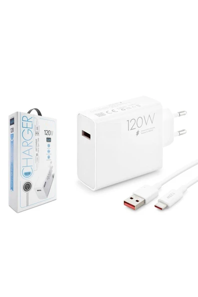 Subzero Xiaomi Black Shark 4 Uyumlu SG38 120W Type-C Kablolu Turbo Ev Tipi Şarj Aleti ürün görseli