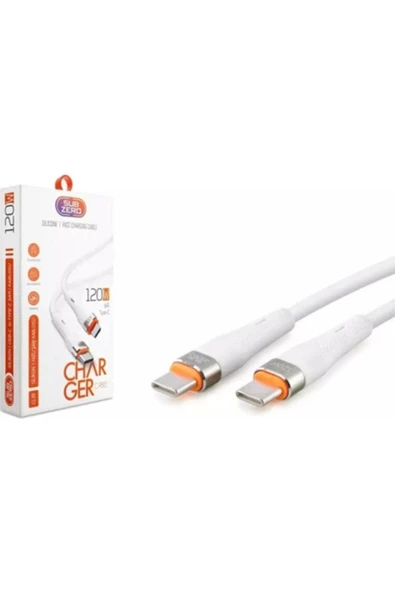 Subzero Vivo XNote Uyumlu 120 W ( Saliseli ) Pd Type-C Hızlı Şarj Data Kablosu 1mt ( Orginal Subzero )