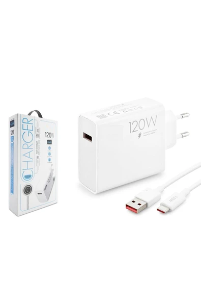 Subzero Trident A55 Uyumlu SG38 120W Type-C Kablolu Turbo Ev Tipi Şarj Aleti ürün görseli