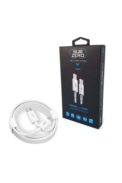Subzero Realme 6i Uyumlu 25W Pd Type-C Hızlı Şarj Data Kablosu 1mt ( Orginal Subzero )