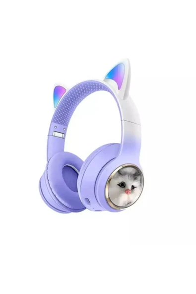 Subzero Kedi Kulaklık Mavi Kablosuz Kulak Üstü Subzero Sw90