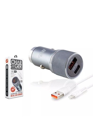 Subzero 20w 3.4a Hızlı Pd Usb Çıkışlı Iphone Araç Şarj Aleti